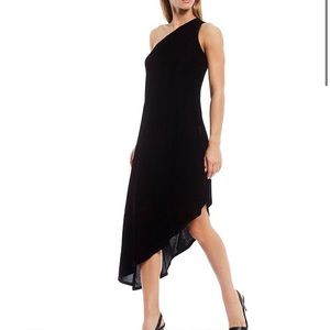 Laundry by Shelli Segal Asymmetrical Midi Dress